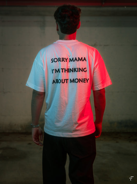 Sorry Mama T-Shirt - White
